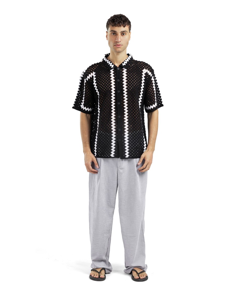 Shirt Short Sleeve Knitwear-A118