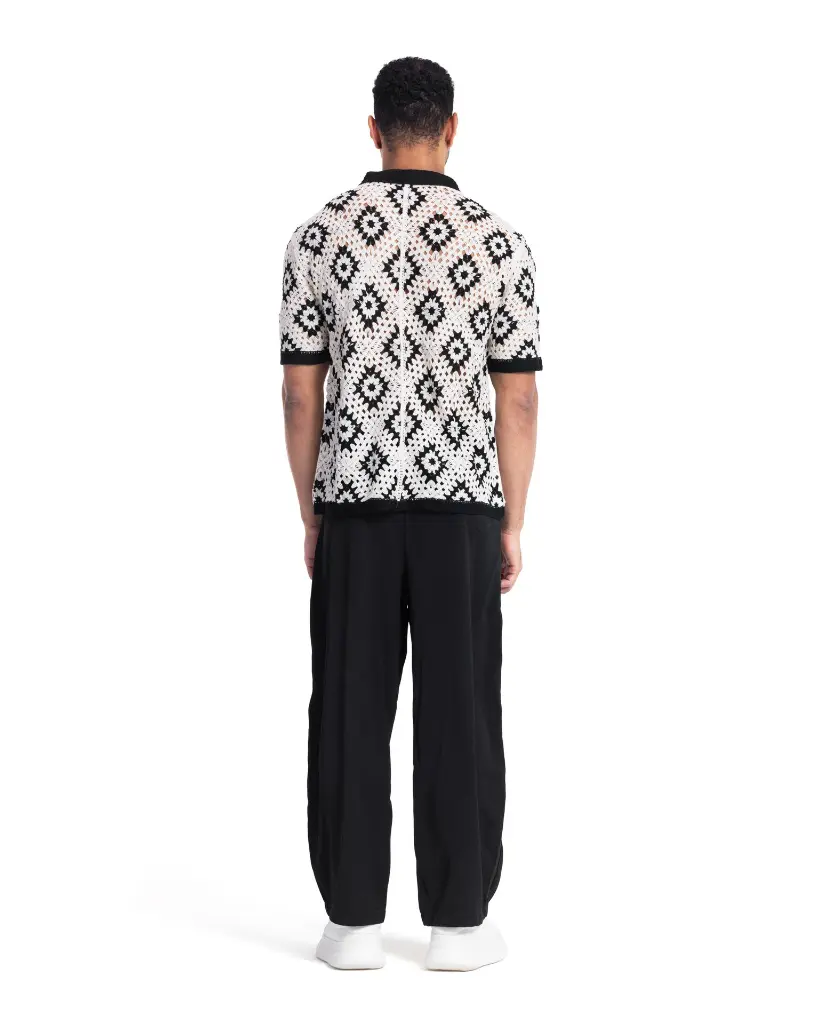 Shirt Short Sleeve Knitwear-A119