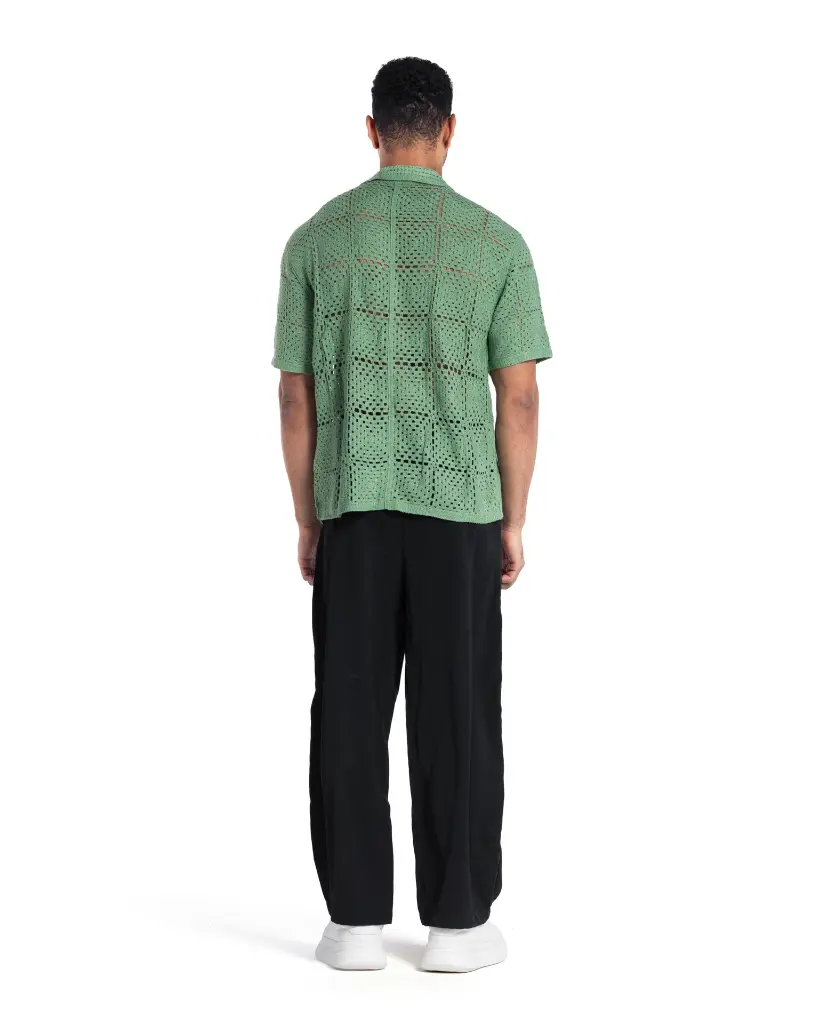 Shirt Short Sleeve Knitwear-A120