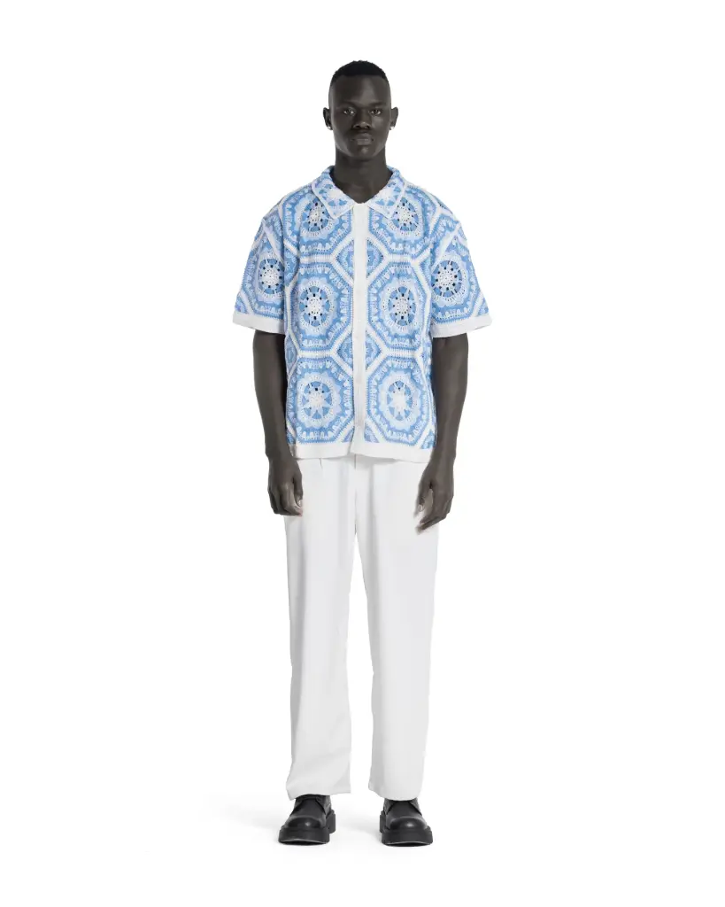 Shirt Short Sleeve Knitwear-A123