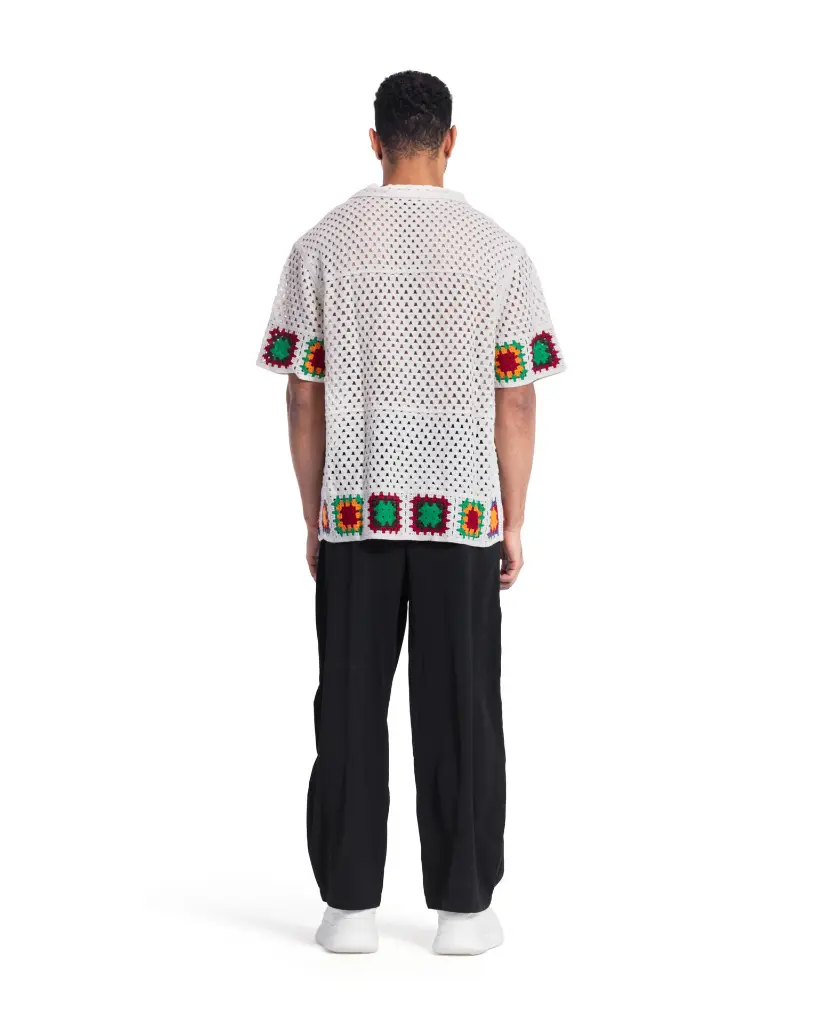 Shirt Short Sleeve Knitwear-A125