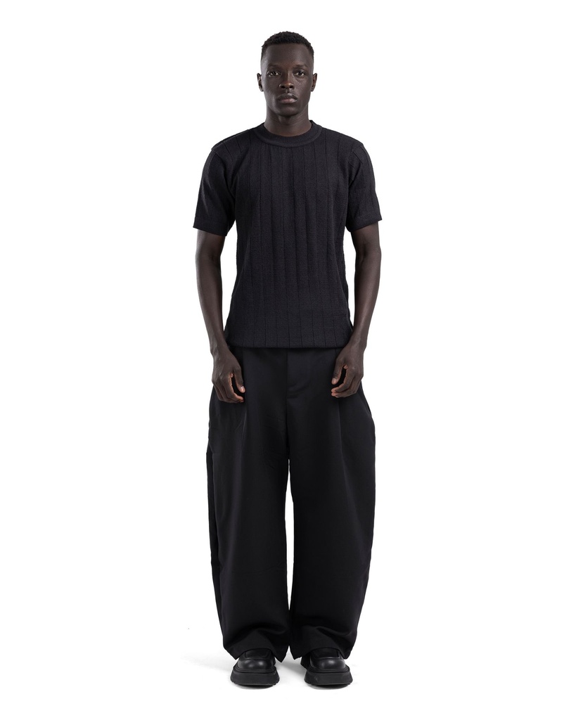 T-Shirt Crew Neck Knitwear-Hgbn38