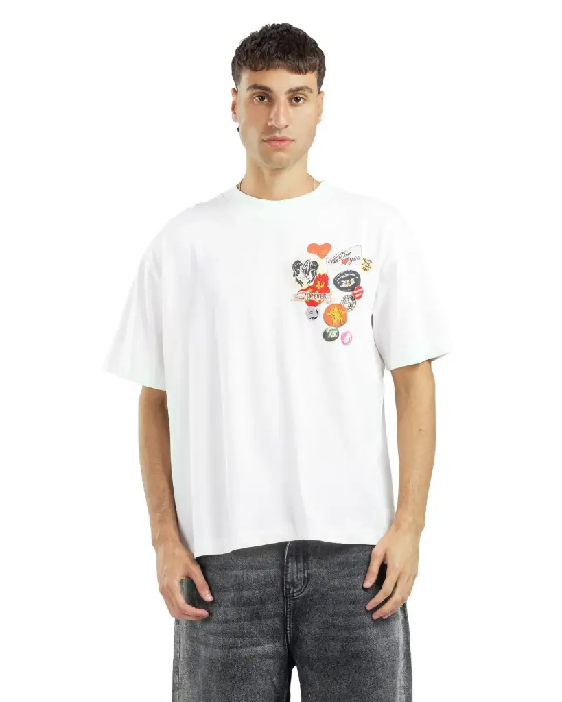 T-Shirt Crew Neck Printed-Ss024