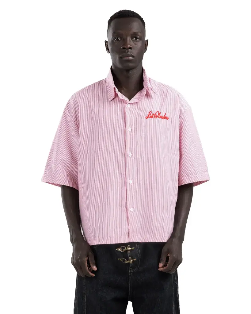 Shirt Short Sleeve Brocaded-Ss1