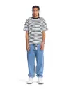T-Shirt Crew Neck Straiped-Tw361